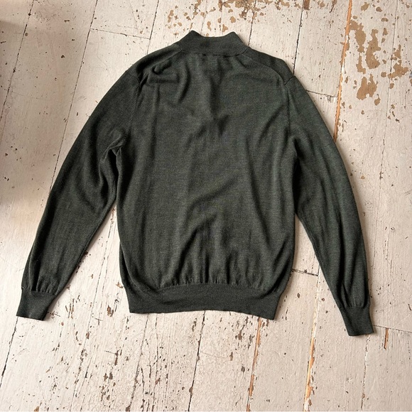 Jos. A. Bank Traveler Quarter Zip Merino Wool Sweater - Picture 2 of 12